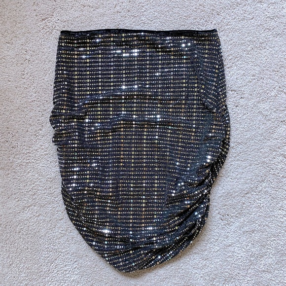 Endless Rose Sparkling Ruched Skirt - Picture 3 of 5